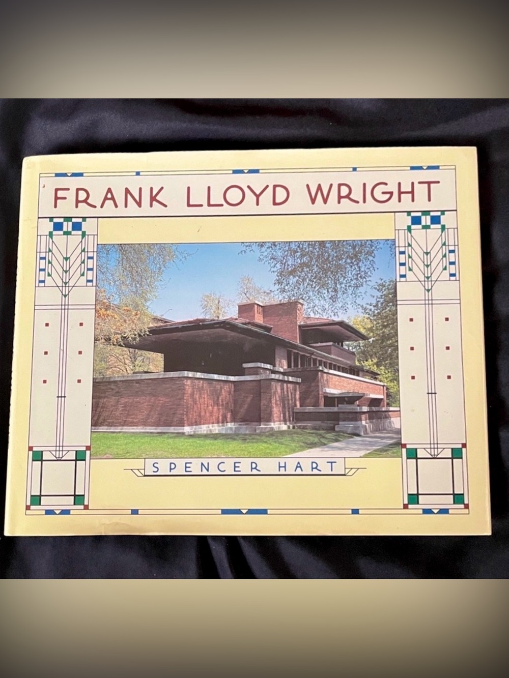 1994 Frank Lloyd Wright Coffee Table Book HB/DJ MCM Architecture Spencer Hart